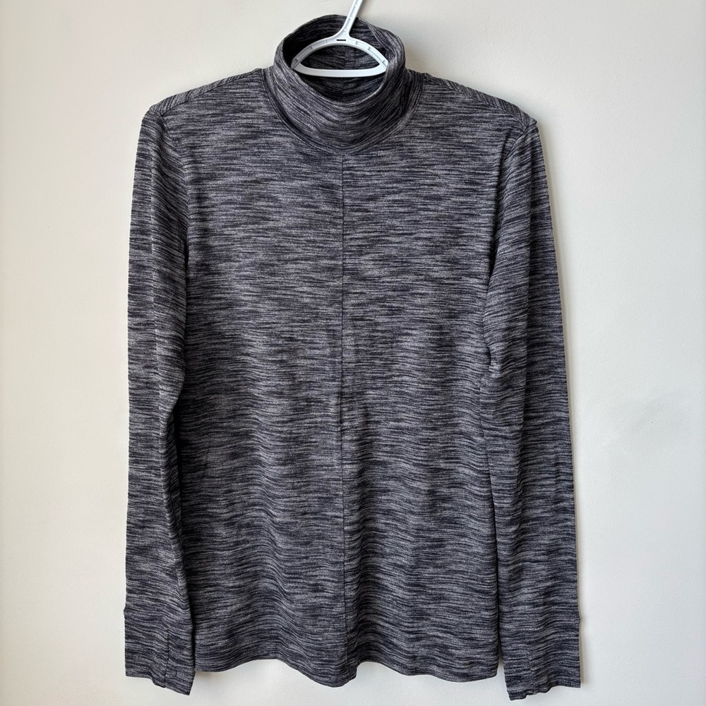 Lululemon & Go Take Off Long Sleeve Mock Neck Top Size 8 - Picture 7 of 10